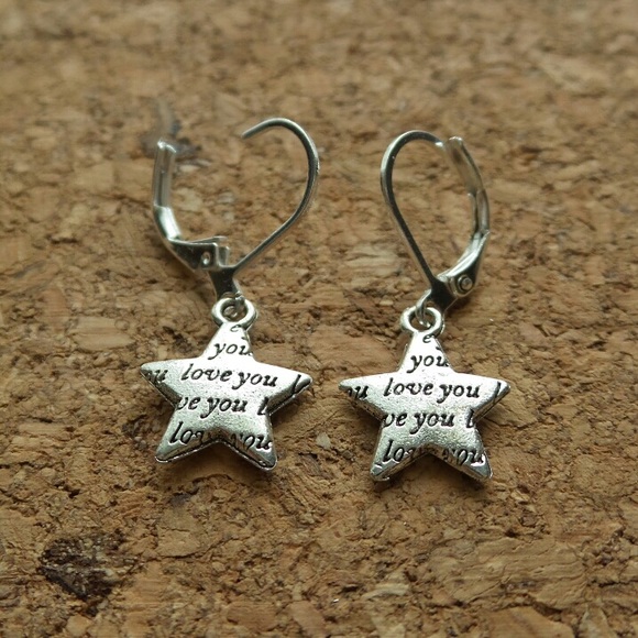 3 Pairs, Tibet Silver Lever Back Earrings - Picture 6 of 8